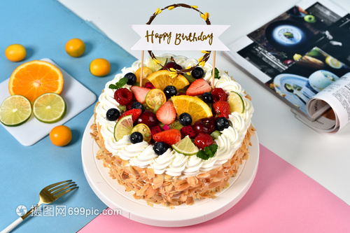 甜蜜的艺术 水果蛋糕的魅力与制作