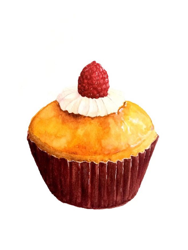 甜蜜笔触 用水彩手绘描绘诱人蛋糕的艺术之旅